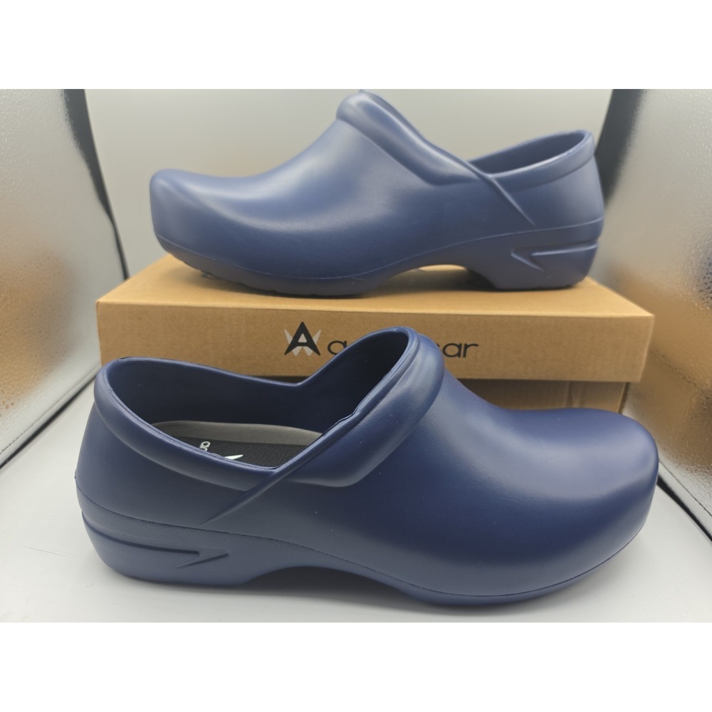 Anywear: Nursing/ Non Slip Professional Navy Blue Clogs Size 10 Womens. Mens Sz8